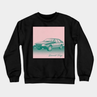 Renault Fuego ---- Classic 80s Car Design Crewneck Sweatshirt